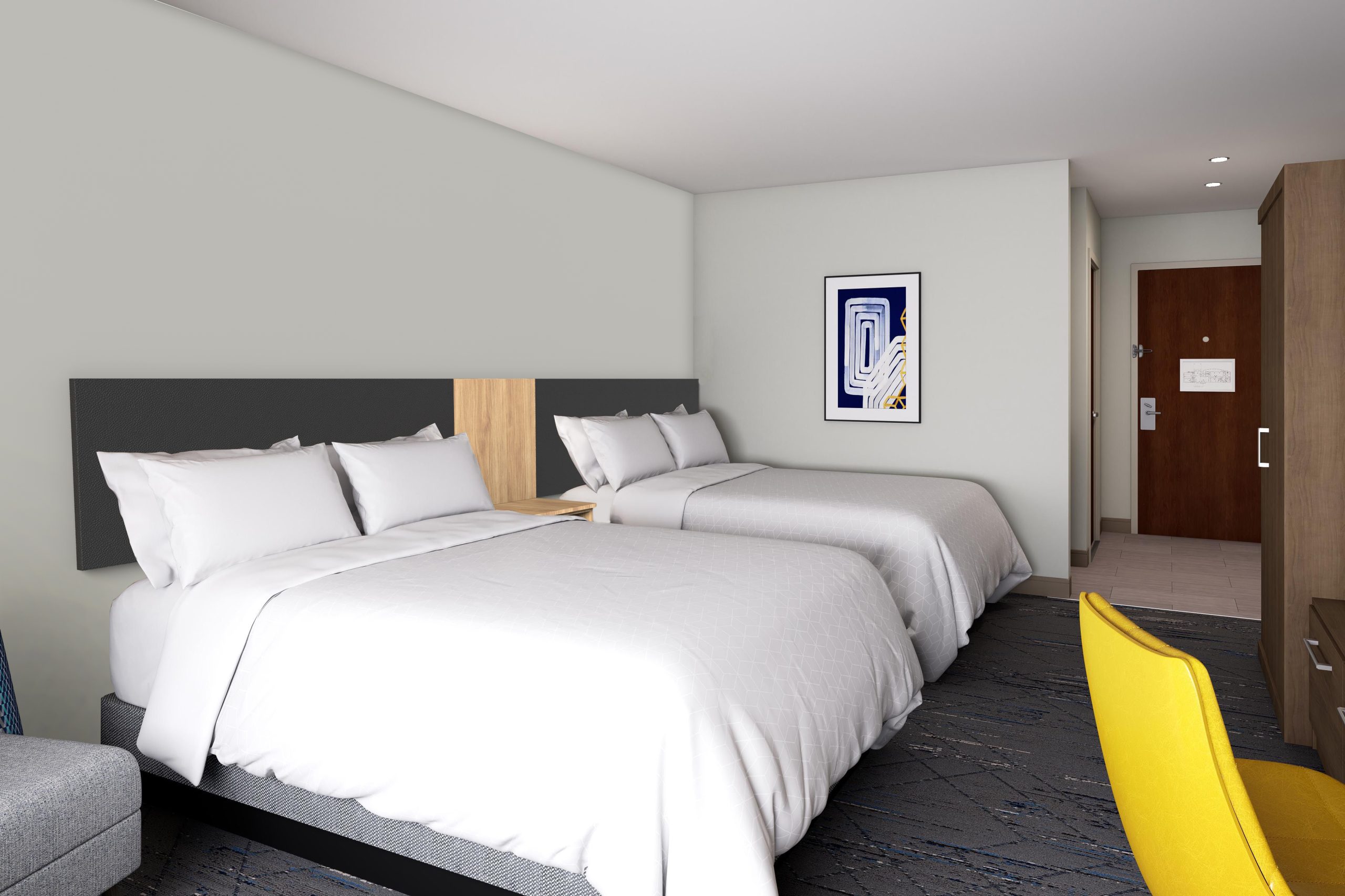 Double Queen Room - Upholstered Prism Pelee Island Pear - Image 2